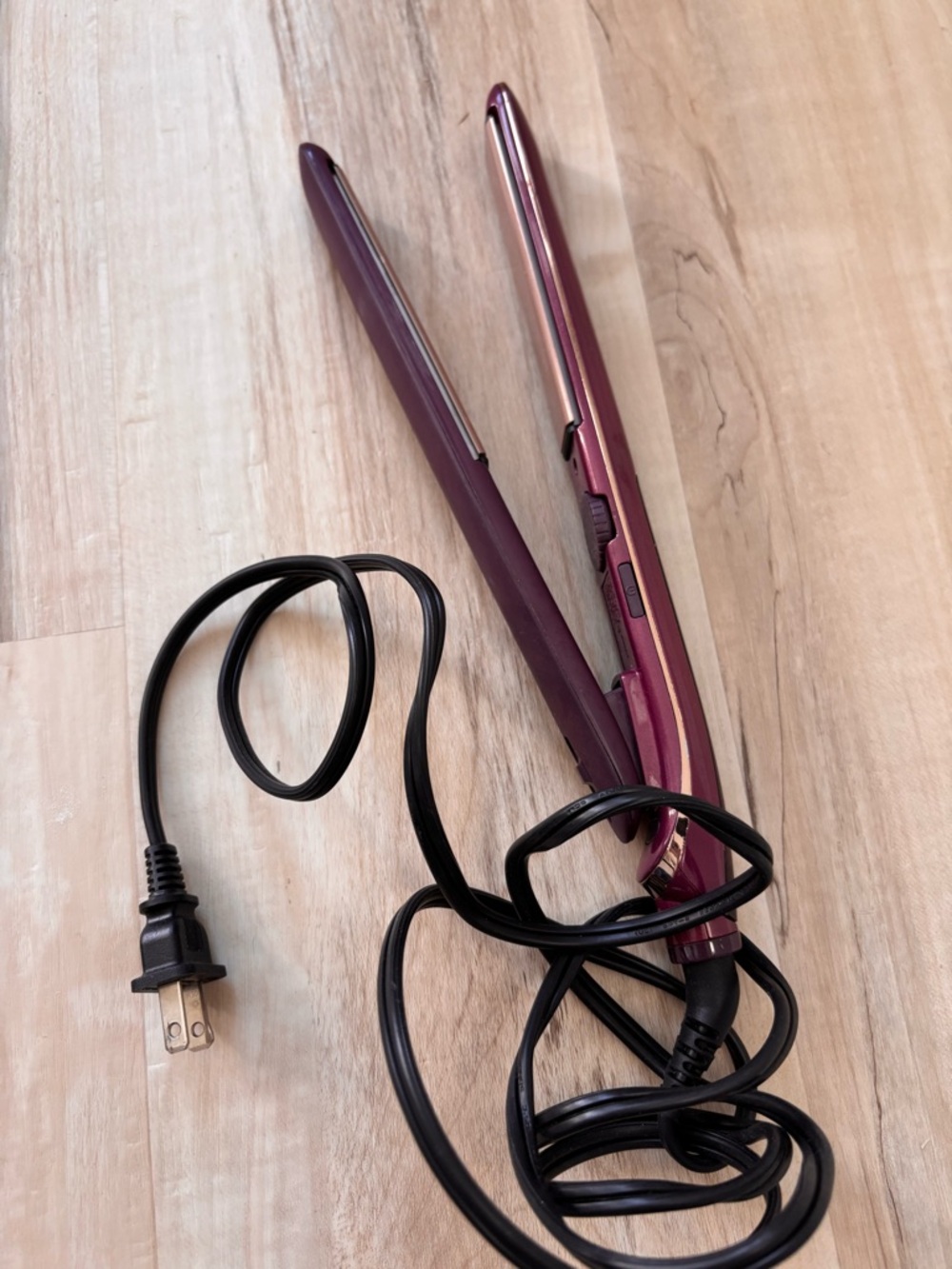 Remington Purple and Rose Gold Mini Flat Iron Hair Straightener